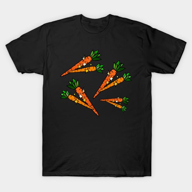 Carrots T-Shirt by Kelly Louise Art